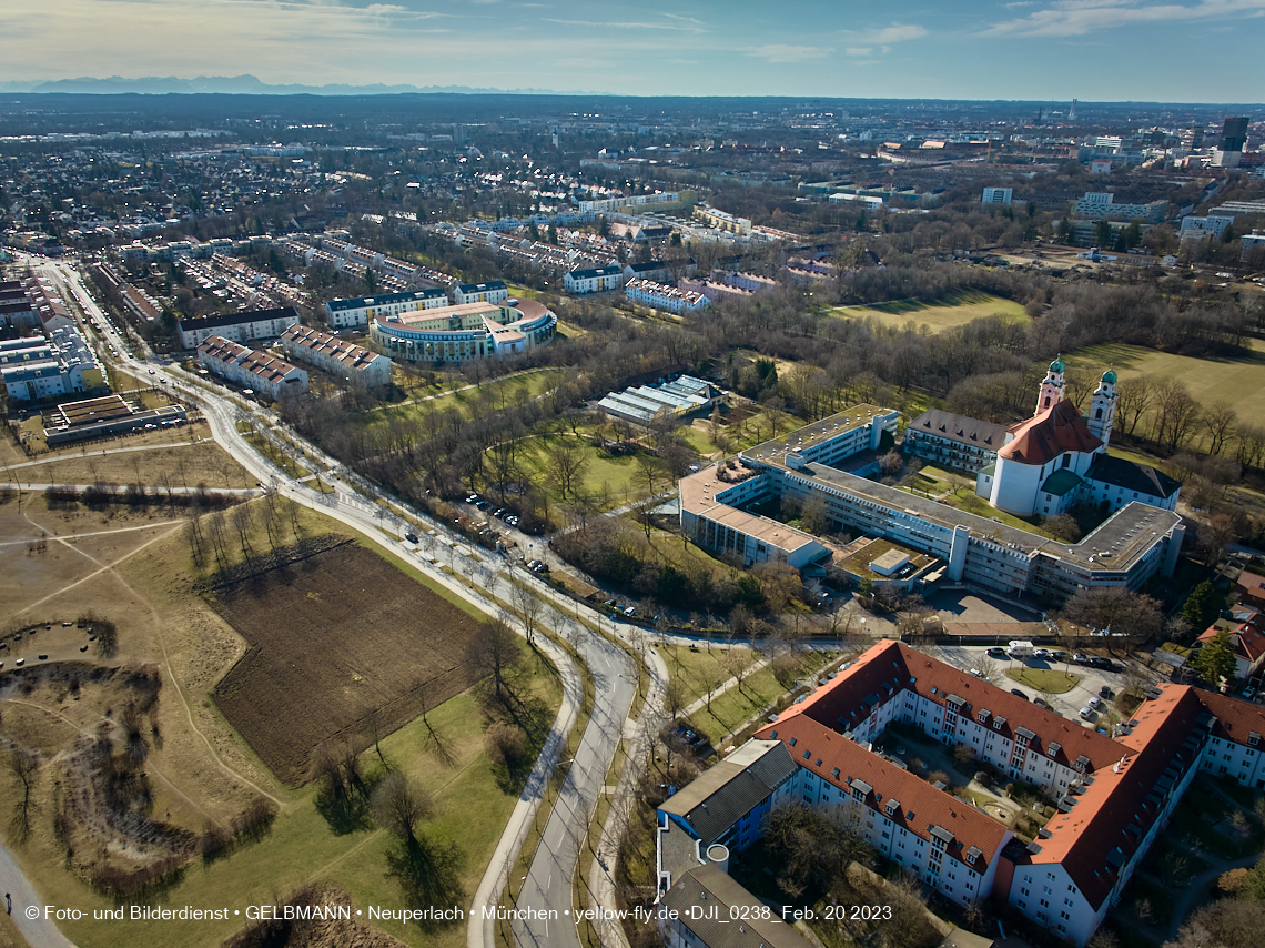 20.02.2023 -  der verschwundene Hachinger Bach in Neuperlach und Berg am Laim